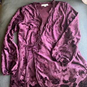 Long sleeve, Wraparound Dress (could also be a worn as a cardigan style)